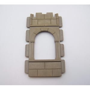 PLAYMOBIL (L31c10) MOYEN-AGE - Mur Gris Ouverture Fenêtre 3444 3447 3448 Jauni