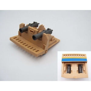 PLAYMOBIL (A3528) PIRATES - Panneau Latéral Support Gauche & Canons Bateau 4290