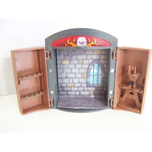 PLAYMOBIL (L32129) MOYEN-AGE - Forge Transportable Atelier du Forgeron 5637