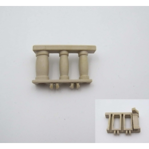 PLAYMOBIL (A36c03) PIRATES FANTOMES - Balustrade Droit Toit Cabine 4806 (Jaunie)