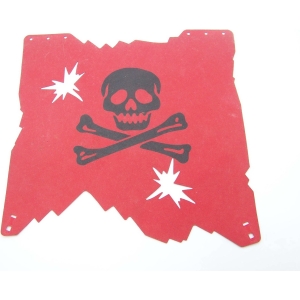 PLAYMOBIL (A3355) PIRATES - Grande Voile Rouge Principale Bateaux 3174 5733