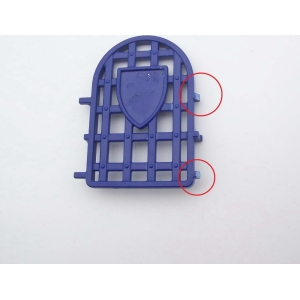 PLAYMOBIL (L3277) MOYEN-AGE - Fenêtre Grillagée Bleue Château Royal 3268 cassée