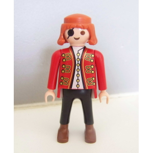 PLAYMOBIL (A4207) PIRATES - Capitaine Rouge & Noir 4690