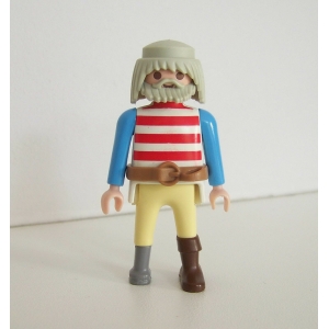 PLAYMOBIL (A4215) PIRATES - Vieux Garde Jambe de Bois Prison 3859