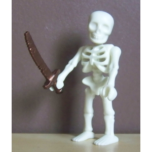 PLAYMOBIL (A4210) PIRATES - Squelette avec Sabre Rouillé 3939 Fluo dans le Noir