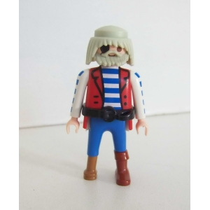 PLAYMOBIL (A4253) PIRATES - Vieux Capitaine Jambe de Bois 3127 4156 5728