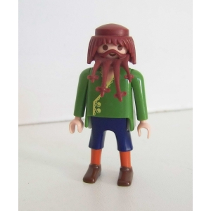 PLAYMOBIL (A4270) PIRATES - Capitaine avec Barbe Tressée 4654 Série Spéciale