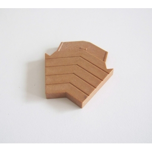 PLAYMOBIL (L32156) MOYEN-AGE - Petit Plancher Angle Remparts Château Faucon 4866