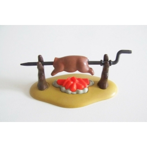 PLAYMOBIL (A2201) PIRATES - Cochon Sanglier à la Broche Campement 3794