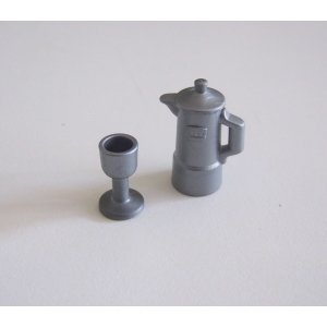 PLAYMOBIL (A2252) PIRATES - Lot Cafetière & Gobelet 3863 3938 Cantinière 3891