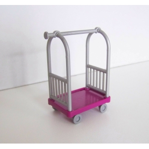 PLAYMOBIL (R801) MAGASIN MODE - Chariot Porte Bagages Vêtements 4792 6149 6155