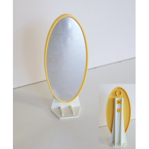 PLAYMOBIL (R804) MAGASIN MODE - Mirroir Jaune & Support Blanc 5485 5499