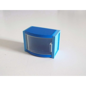 PLAYMOBIL (R823) MAGASIN MODE - Meuble Bloc Modulable Bleu Porte Vitrée 5485