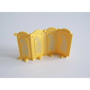 PLAYMOBIL (R819) MAGASIN MODE - Paravent Jaune 4 Panneaux 6626