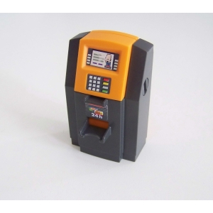 PLAYMOBIL (R827) MAGASIN MODE - Distributeur de Billets Orange & Gris 5485