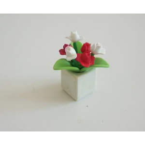 PLAYMOBIL (R701) MARIAGE - Pot Bac à Fleurs Entrée Perron Eglise 4296 (Jauni)
