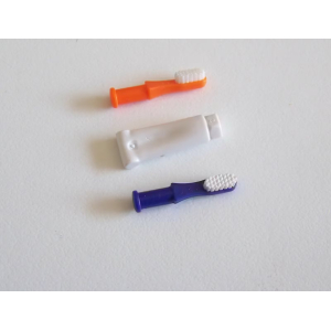 PLAYMOBIL (R663) MAISON MODERNE - Lot de 2 Brosses à Dents & Dentifrice