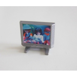 PLAYMOBIL (R654) MAISON MODERNE - Télévision Grise Ecran Plat 5584