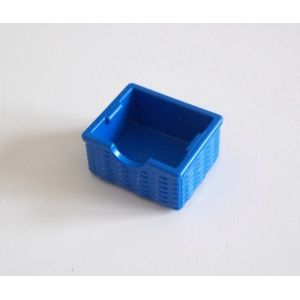 PLAYMOBIL (R687) MAISON MODERNE - Panier en Osier Bleu Foncé Meuble 9270 5485