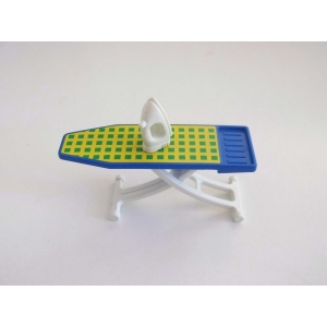PLAYMOBIL (R649) MAISON MODERNE - Table Bleue & Fer à Repasser Blanc 3206 5271