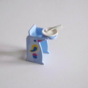 PLAYMOBIL (R646) MAISON MODERNE - Chaise Haute Bleue Pingouin pour Bébé