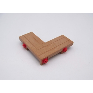 PLAYMOBIL (L32126) MOYEN-AGE - Plancher Angle Chemin Ronde 3268 4072 6000