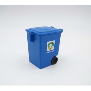 PLAYMOBIL (R5115) EBOUEURS - Poubelle Bleue 3121 4418