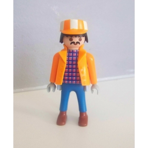 PLAYMOBIL (R5124) EBOUEURS - Homme Chauffeur Conducteur Camion Poubelles 3121