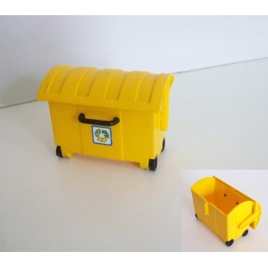 PLAYMOBIL (R5104) EBOUEURS - Grosse Poubelle Benne à Ordures 3121 4129 4418 6110
