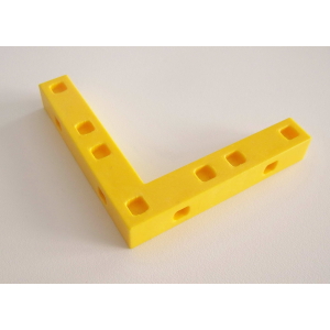 PLAYMOBIL (R5207) La POSTE - Soubassement Jaune Angle pour Toit Bureau 4400