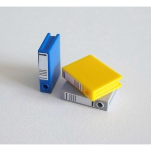 PLAYMOBIL (R5221) La POSTE - Lot 3 Classeurs Bleu Jaune Gris 4400 4264 4324 5182