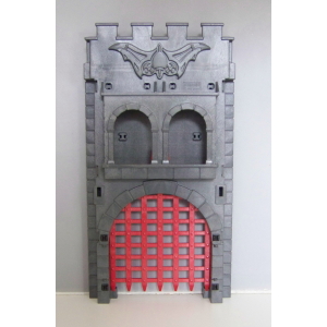 PLAYMOBIL (L3252) MOYEN-AGE - Entrée avec Herse Forteresse Dragon Rouge 3269
