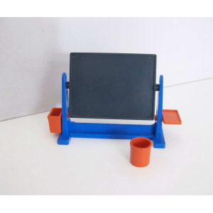 PLAYMOBIL (R4111) ECOLE - Tableau Noir avec Accessoires Orange Complet 4324 9455