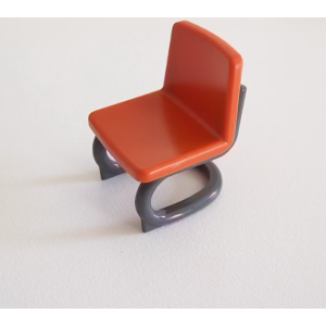 PLAYMOBIL (R424) ECOLE - Chaise Orange Bureau Professeur Maitre Ecole 4324