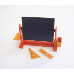 PLAYMOBIL (R405) ECOLE - Tableau Noir avec Accessoires Orange Complet 5971 6865
