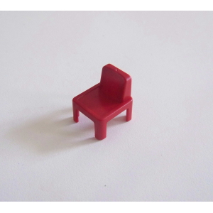 PLAYMOBIL (R475) ECOLE - Chaise Bordeaux d'Ecolier Pupitre Chambre Enfants