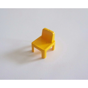 PLAYMOBIL (R474) ECOLE - Chaise Jaune Foncé d'Ecolier Pupitre Chambre Enfants