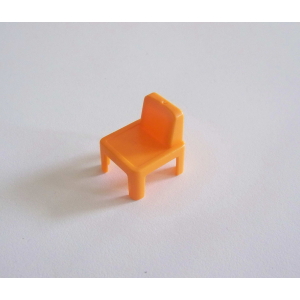 PLAYMOBIL (R473) ECOLE - Chaise Orange d'Ecolier Pupitre Chambre Enfants