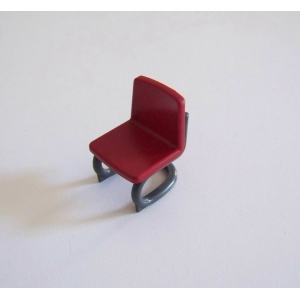 PLAYMOBIL (R471) ECOLE - Chaise Bordeaux Bureau Professeur Maitre Ecole 4324