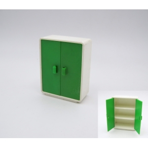 PLAYMOBIL (R425) GARDERIE - Armoire Verte & Blanche 3417 Vintage Défauts