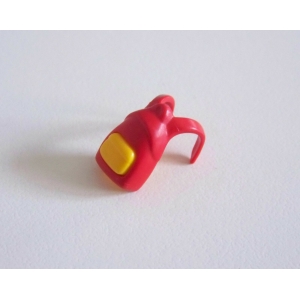PLAYMOBIL (R4108) ECOLE - Cartable Sac à Dos Rouge & Jaune