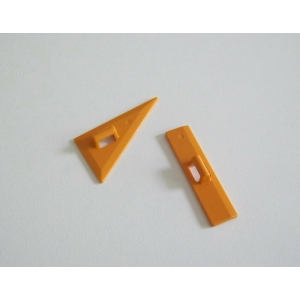 PLAYMOBIL (R496) ECOLE - Triangle & Règle Orange pour Tableau 4324 4326 5294