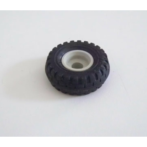 PLAYMOBIL (R3153) STATION - Roue Noir Mat Toutes Jeep Vintage 3434 3437 3439