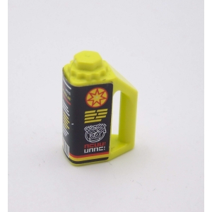 PLAYMOBIL (R3165) STATION SERVICE - Bidon Huile Jaune Fluo Unic 5059 5207 5982