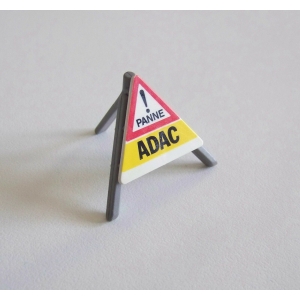 PLAYMOBIL (R3121) GARAGE - Triangle de Signalisation ADAC Panne 4078 4079