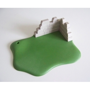 PLAYMOBIL (L3286) MOYEN-AGE - Set Plaque de Jeu avec Mur Tournoi Chevaliers 5168