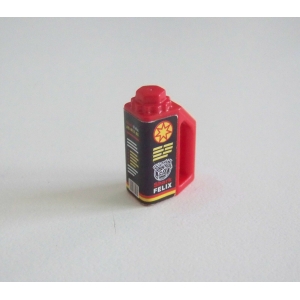 PLAYMOBIL (R3124) STATION SERVICE - Bidon Huile Rouge Felix 3014 3218