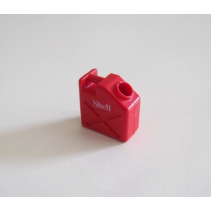 PLAYMOBIL (R3112) GARAGE - Jerrican Bidon d'Essence Rouge Shell 3615 3992 3289