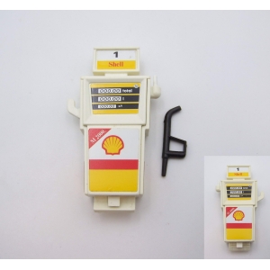 PLAYMOBIL (R3251) STATION - Pompe Essence Blanche Shell 3437 Jaunie