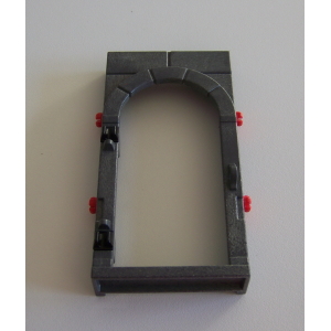 PLAYMOBIL (L3250) MOYEN-AGE - Mur Ouverture Porte Forteresse Dragon Rouge 3269